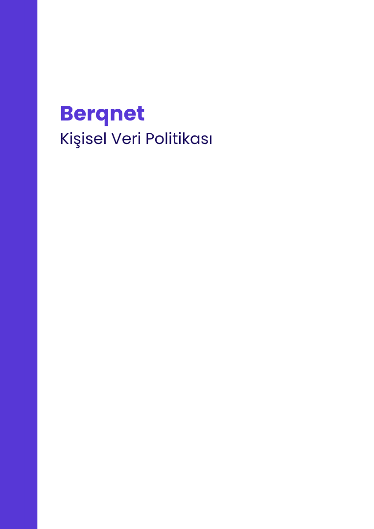 berqnet kisisel veri