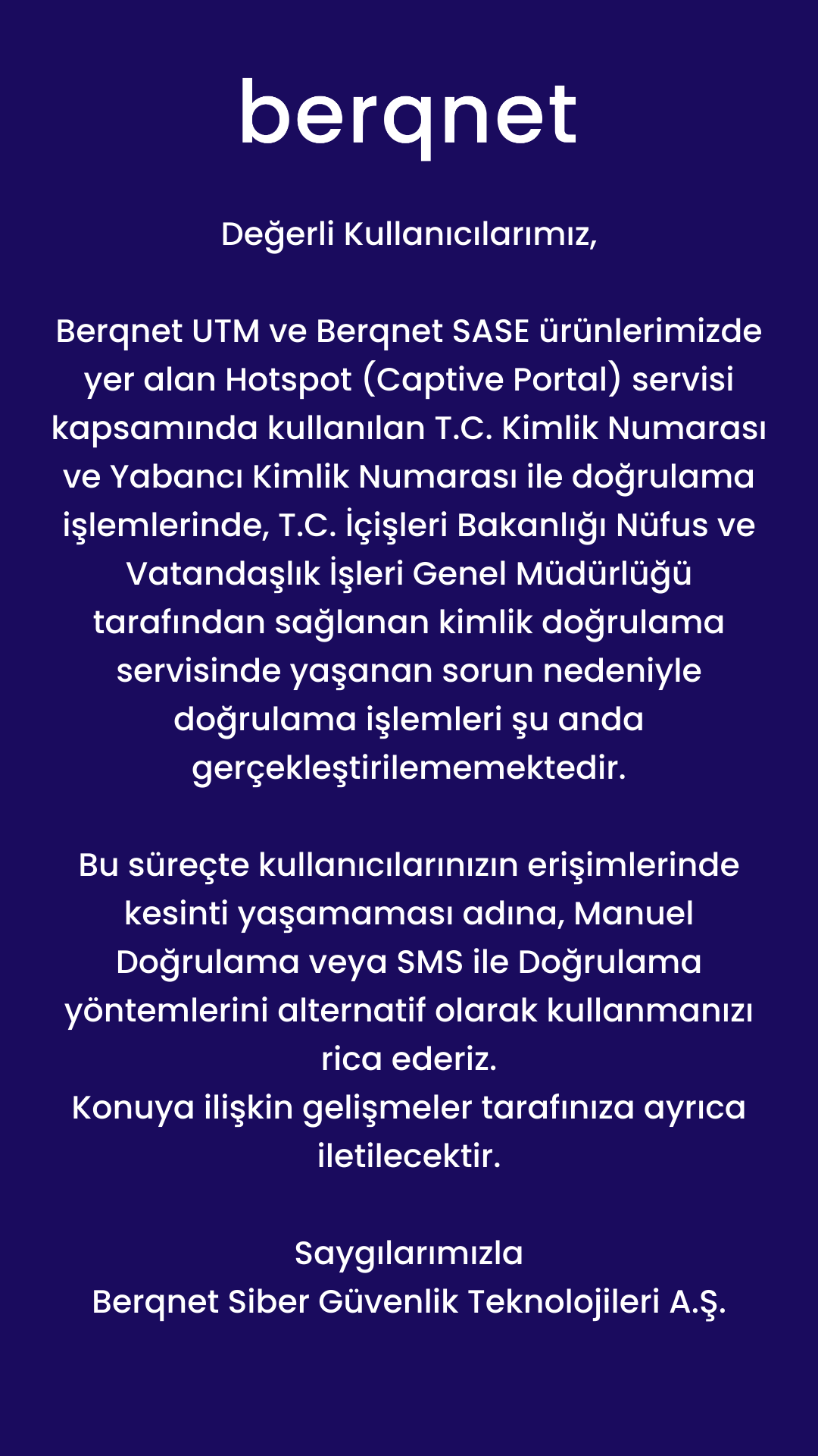 berqnet popup dogrulama