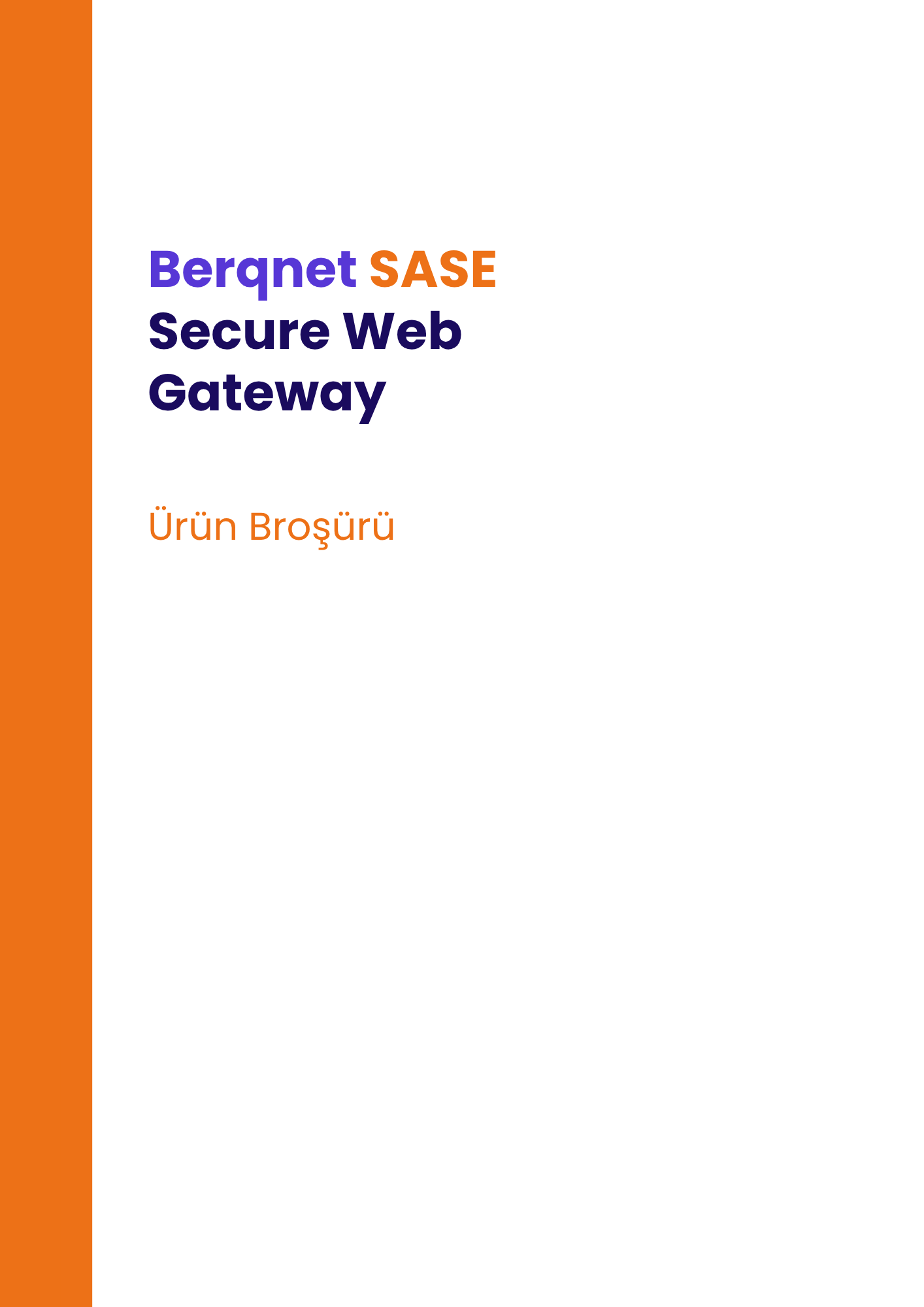 berqnet secure web gateway brosuru