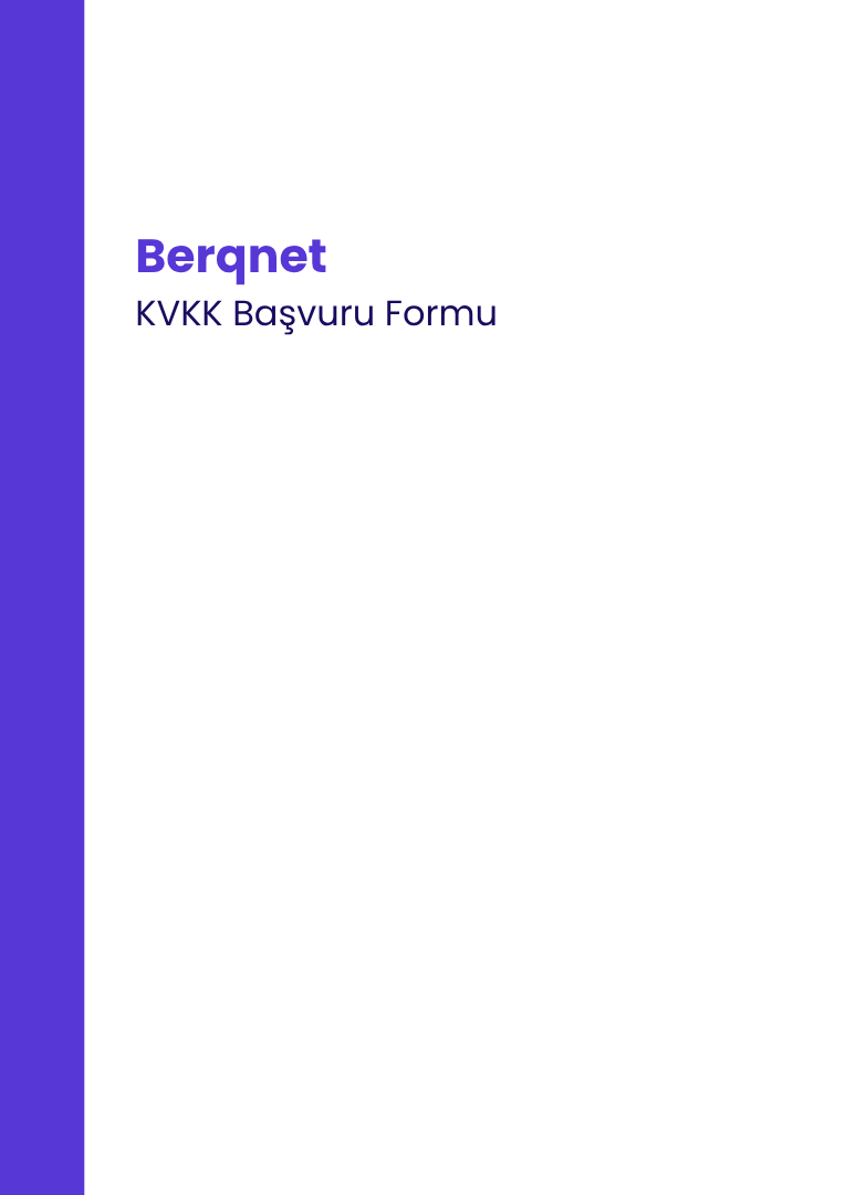 kvkk basvuru formu